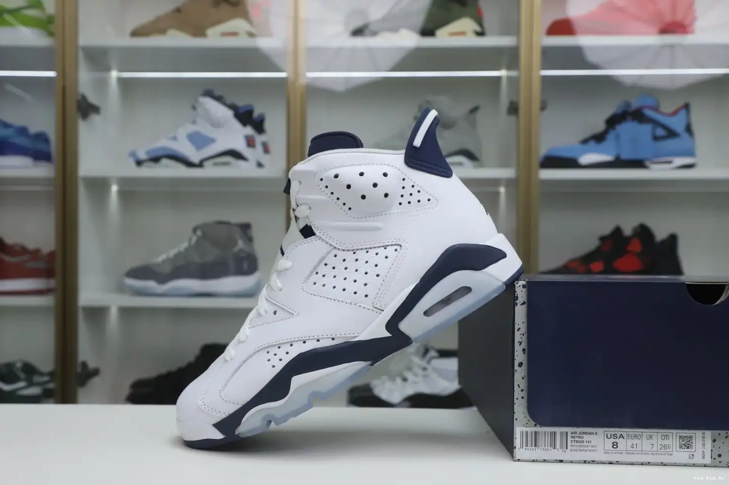 Kimikick 6 JORDAN AIR MIDNIGHT NAVY 0620